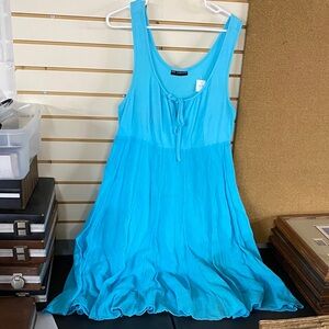 Mile Gabrielle Blue Sleeveless Dress XL